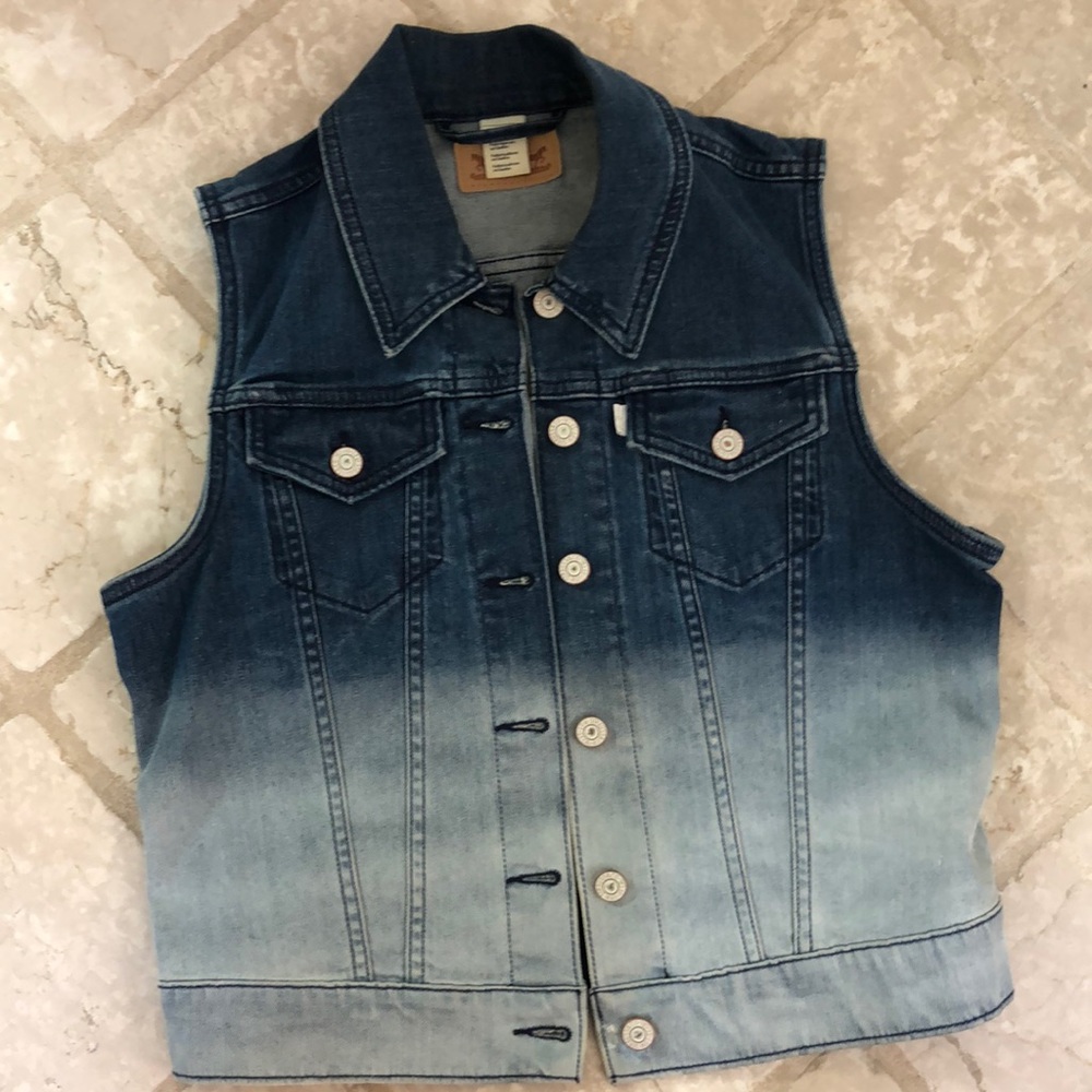 Levi Two-tone Denim Vest